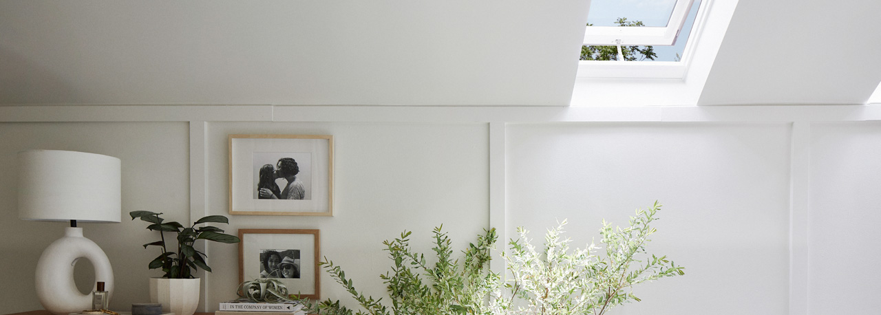 Bedroom redesigned with VELUX skylights